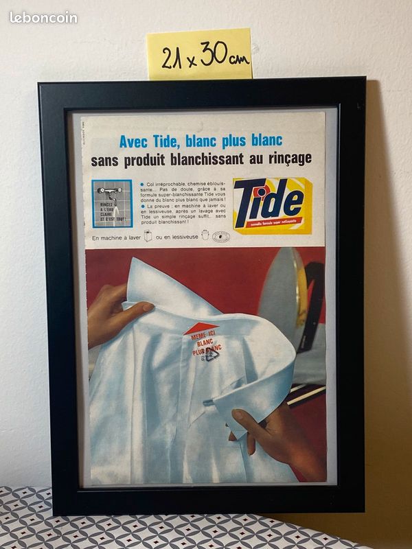 Publicité lessive TIDE 1964 (image 1)