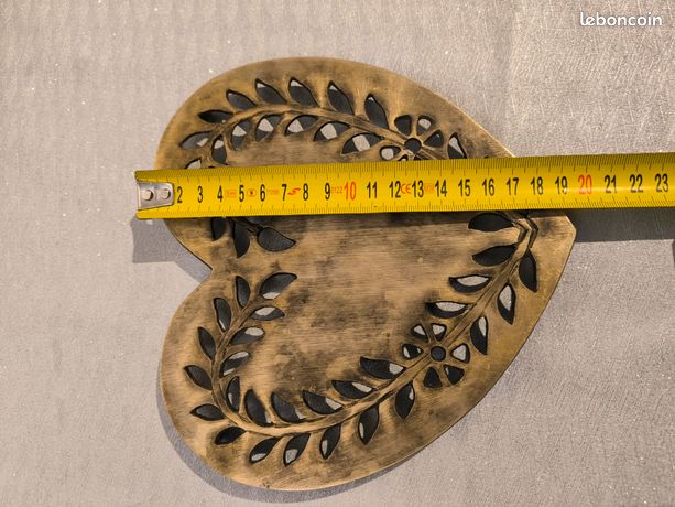 Dessous De Plat Métal Cœur Fleuri : La Touche Sympa Pour Ta Table