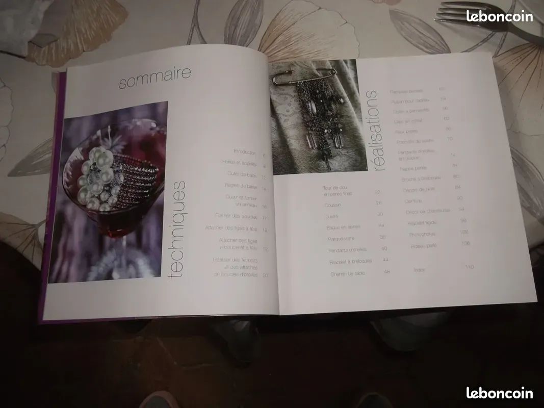 Lot de 4 jolis livres d'instructions sur la création de bijoux en perles (image 4)