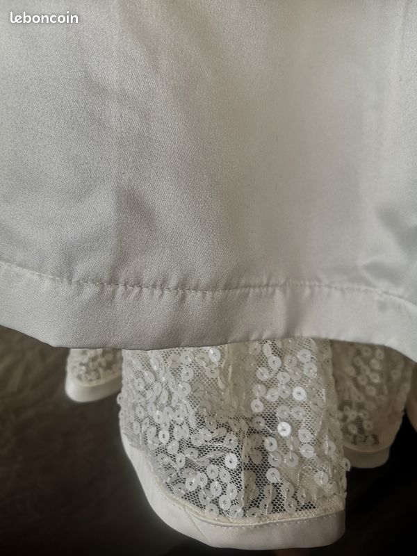Robe mariée bustier sequins (image 6)