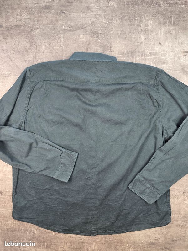 Chemise Wrangler homme noire XXL, manches longues, chemise homme, haut homme, t-shirt, vêtement homme, casual, western, grande taille 49 (image 3)