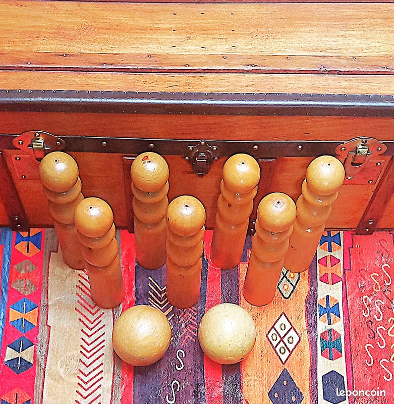 Jeu de Quilles en bois traditionnelles - Jeux d'animation classiques