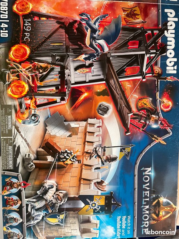Playmobil Novelmore 70870 - Attaque De La Tour D'assaut Avec Bélier - Neuf Scellé