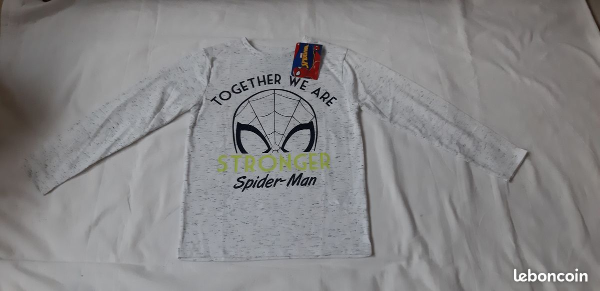 T-shirt manches longues Spider-Man neuf (image 4)