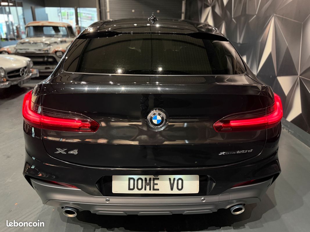 BMW X4 (G02) 20D M Sport 190 CH BVA8 XDrive 4WD Clim Auto GPS CarPlay Tete Haute 2020 (image 4)