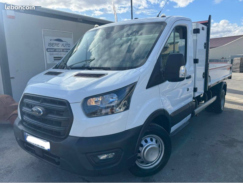 32.491 ht ford transit benne + coffre 2.0 td 170ch rwd 06/2024 faibles kms (image 1)