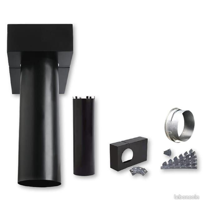 Kit récupérateur d'air chaud + gaine (image 2)