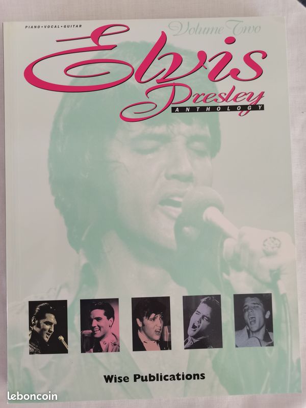Coffret de 2 recueils de partitions du chanteur Elvis Presley «Anthology volume 1 & 2» (image 4)