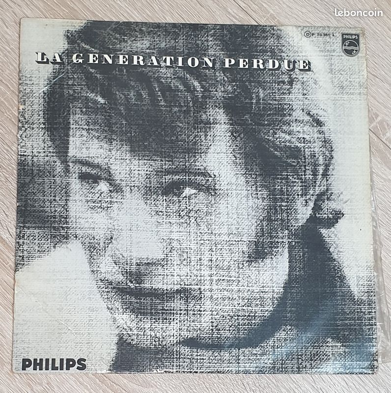 Vinyle Johnny Hallyday 33 tours la génération perdue (image 1)