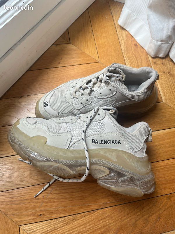 Clear Sole Semelle Balenciaga Balenciaga Triple S Clear Sole White