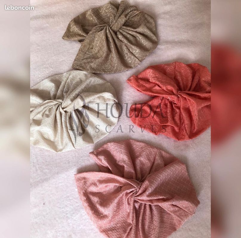 Turban pailleté et coton (image 5)