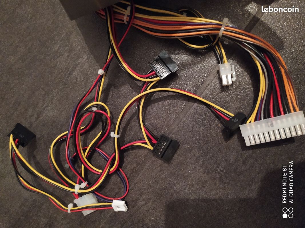 Alimentation PC ATX et câble alimentation pc (image 2)