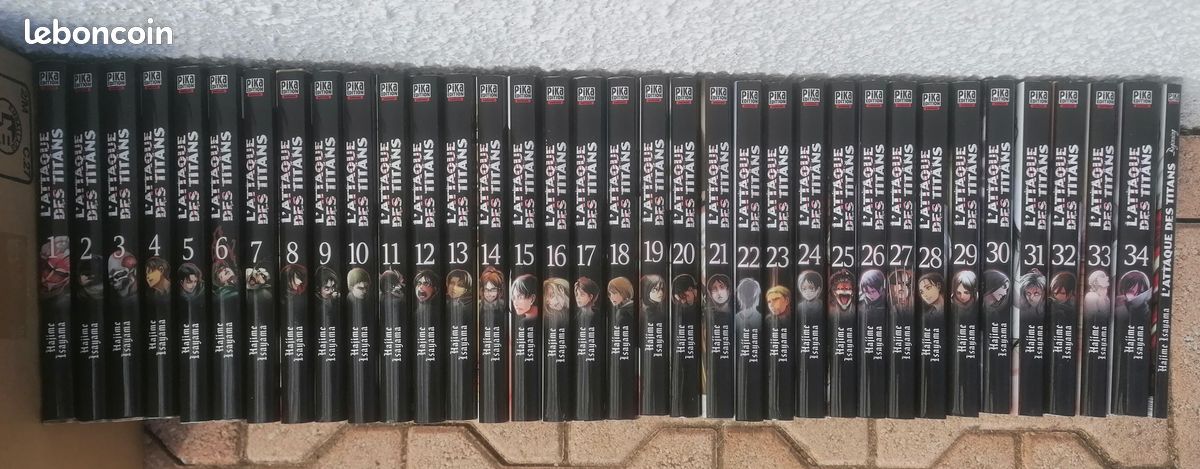 Attaque des Titans - Collection complète tomes 1 à 34 + Beginning (édition standard) (image 1)