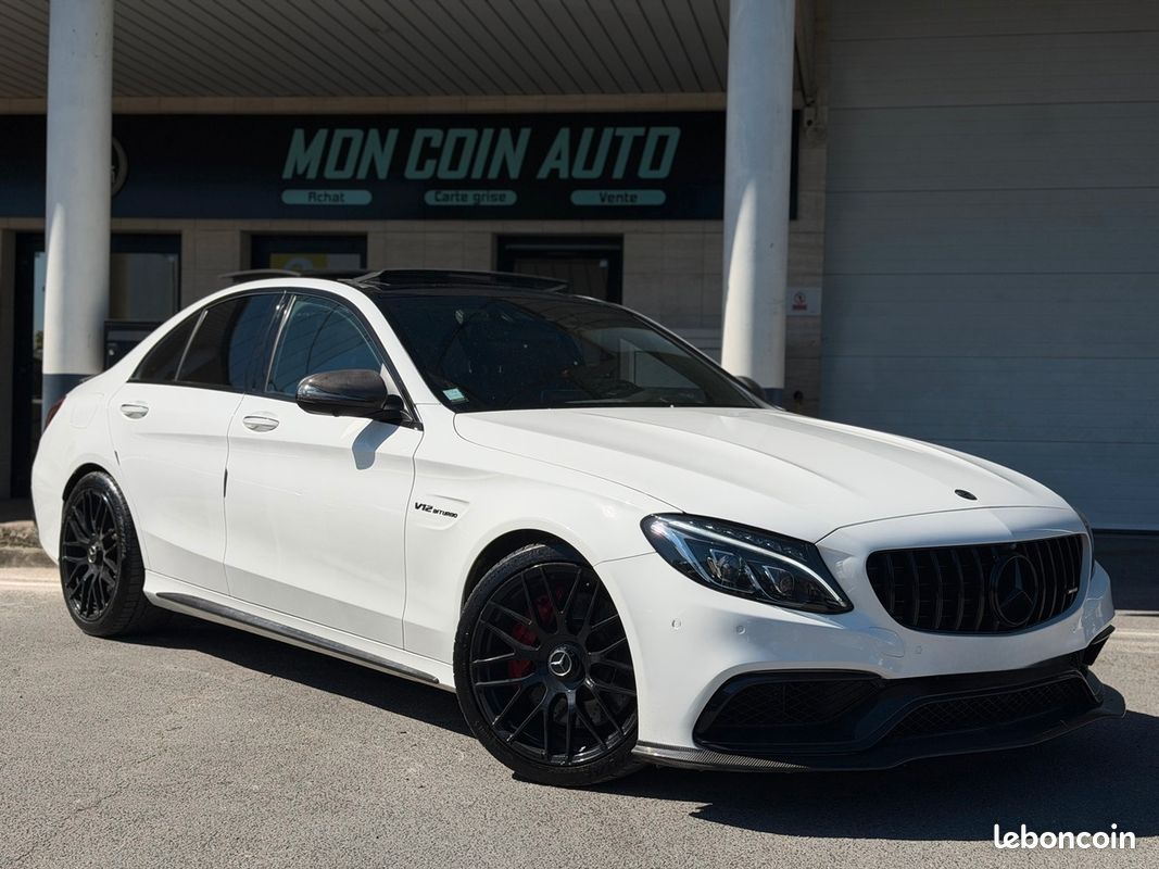 Mercedes-Benz Classe C 63 S AMG Speedshift - Malus payé - Toit ouvrant - Burmester - Pack carbon (image 1)