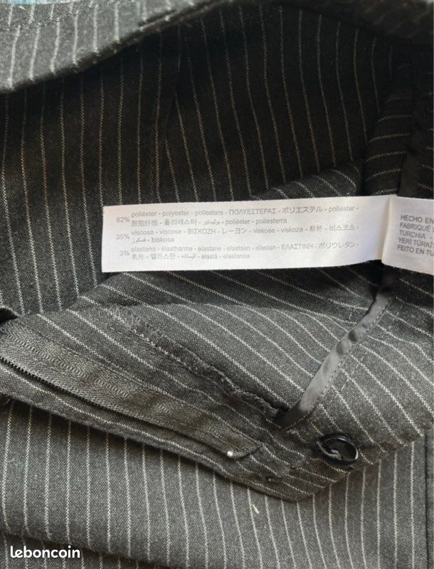 Pantalon rayures Bershka (image 5)