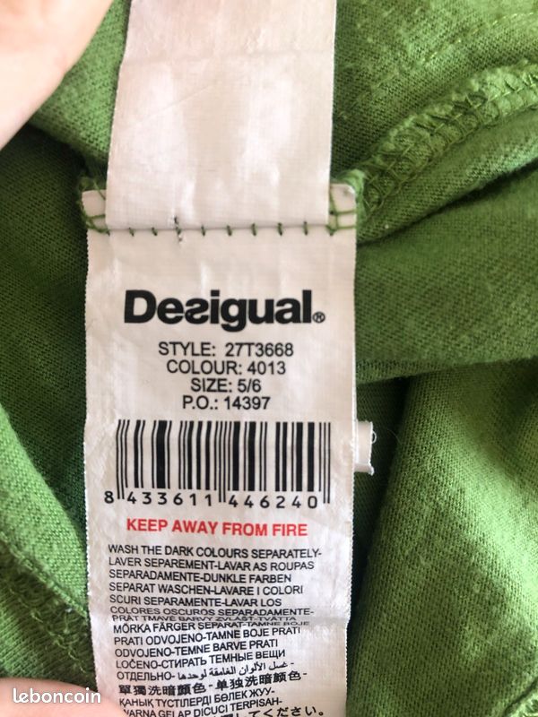 Haut à Manches Pour Fille Desigual - Taille 5/6 Ans - Multi-couleurs - Très Bon état