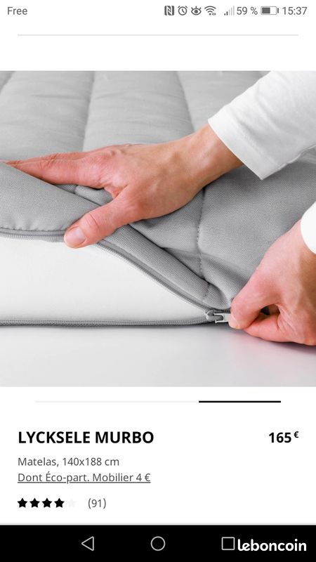 Matelas Licksese Murbo NEUF (image 1)