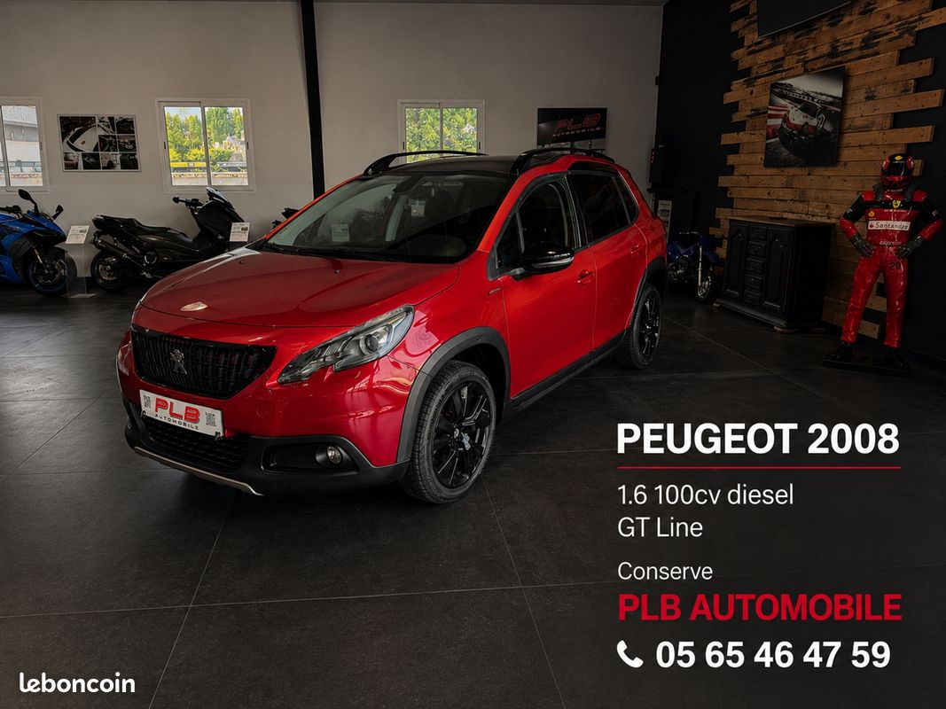 Peugeot 2008 1.6 BLUEHDI 100CH GT-LINE PLB AUTO (image 1)