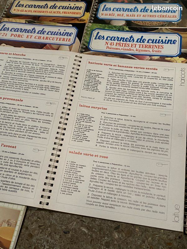 Anciens livres de cuisine - Les carnets de cuisine vintage (image 3)