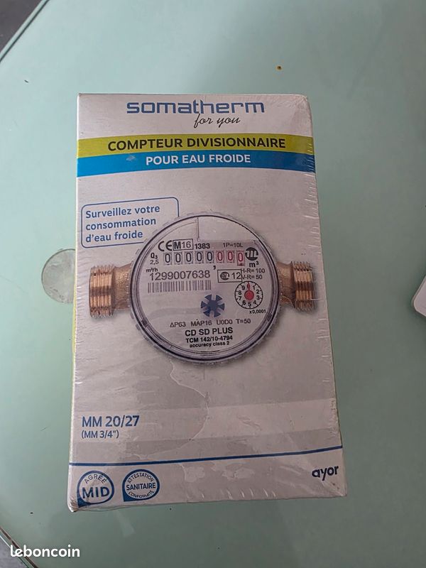 Compteur divisionnaire eau froide (image 1)
