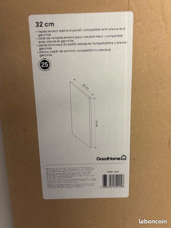 Lot de 3 côté de remplacement pour meuble haut (image 2)