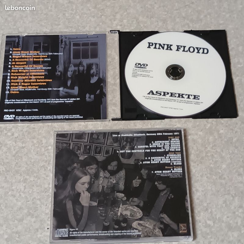 Pink Floyd "Offenbach 1971" 2cd + Bonus 1dvdr (image 2)