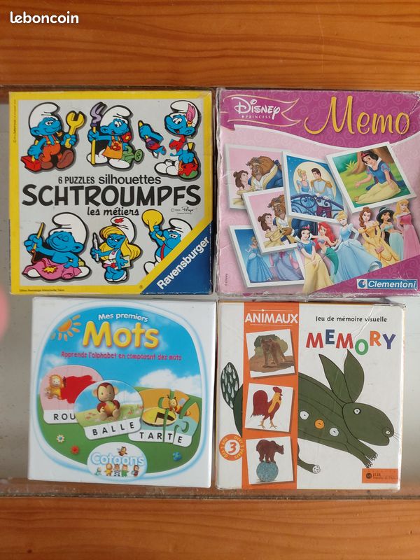 Lot de 4 jeux ludiques premiers âge (image 1)