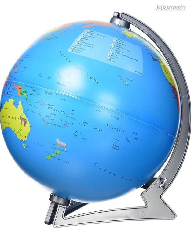 VENDU - Globe jeu interactif tiptoi – Tour du monde (Ravensburger) 7 - 99 ans (image 3)