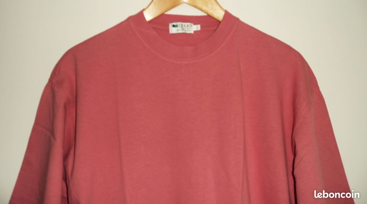 T shirt rose saumon. Celio. Coton. Taille l / 42 / 44 (image 2)