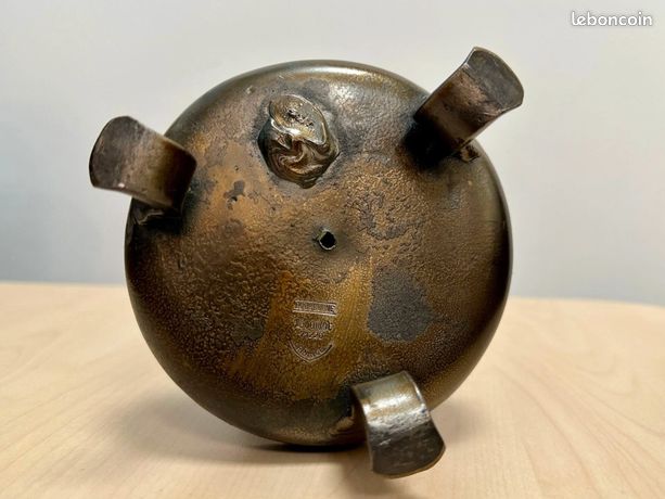ANCIEN BOUGEOIR À main rat de cave fer forgé haute époque 18eme art