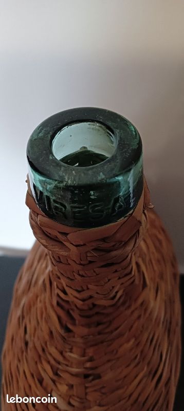 Bonbonne bouteille osier (image 5)