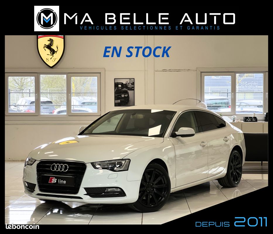 AUDI A5 SPORTBACK 2.0 TDI 143 AMBITION LUXE MULTITRONIC / carnet + factures / parfait état (image 1)