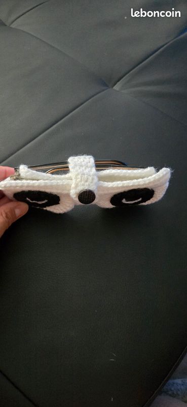 Etui a lunette panda neuf fais main (image 3)