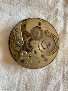 Mouvement De Montre à Gousset Incomplet - Pièce D'horlogerie Ancienne