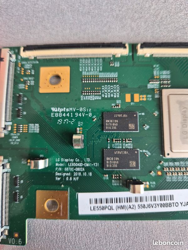 Carte T-Con Pour TV LG 55LF5610 (testée Et Fonctionnelle)