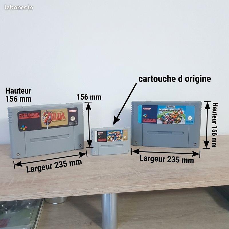 Cartouche geante SNES murale personnalisable (image 1)
