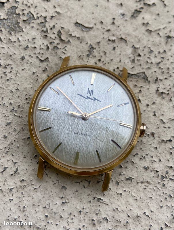 Couronne De Montre LIP R184 Dorée - Occasion, Pièce De Rechange Horlogerie