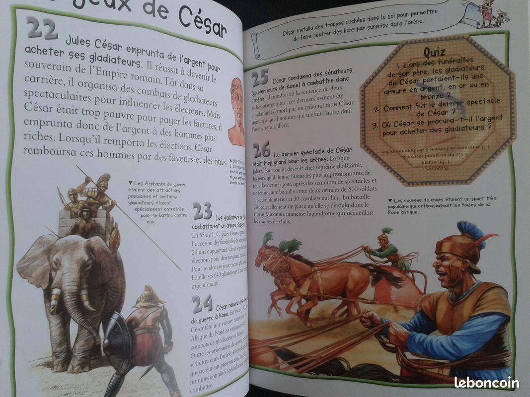 Livre enfant "Les Gladiateurs" (image 3)