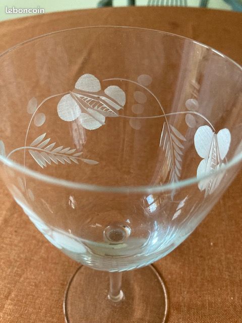 Lot de 12 verres cristal (image 2)