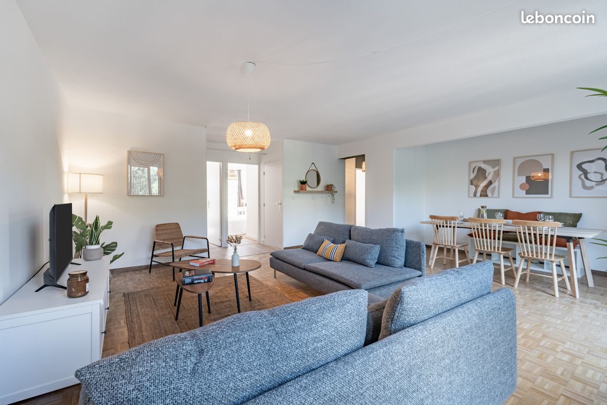 Chambre meublée - grand appartement de 160m² - tout inclus - Quartier Antigone (image 1)