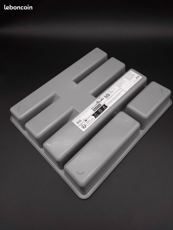 Bac / range-couverts IKEA SMÄCKER gris (image 2)