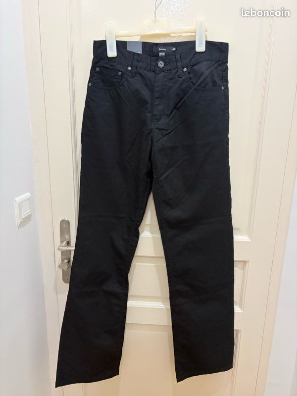 Pantalon droit noir Homme 29 x 32 Bossini (image 1)