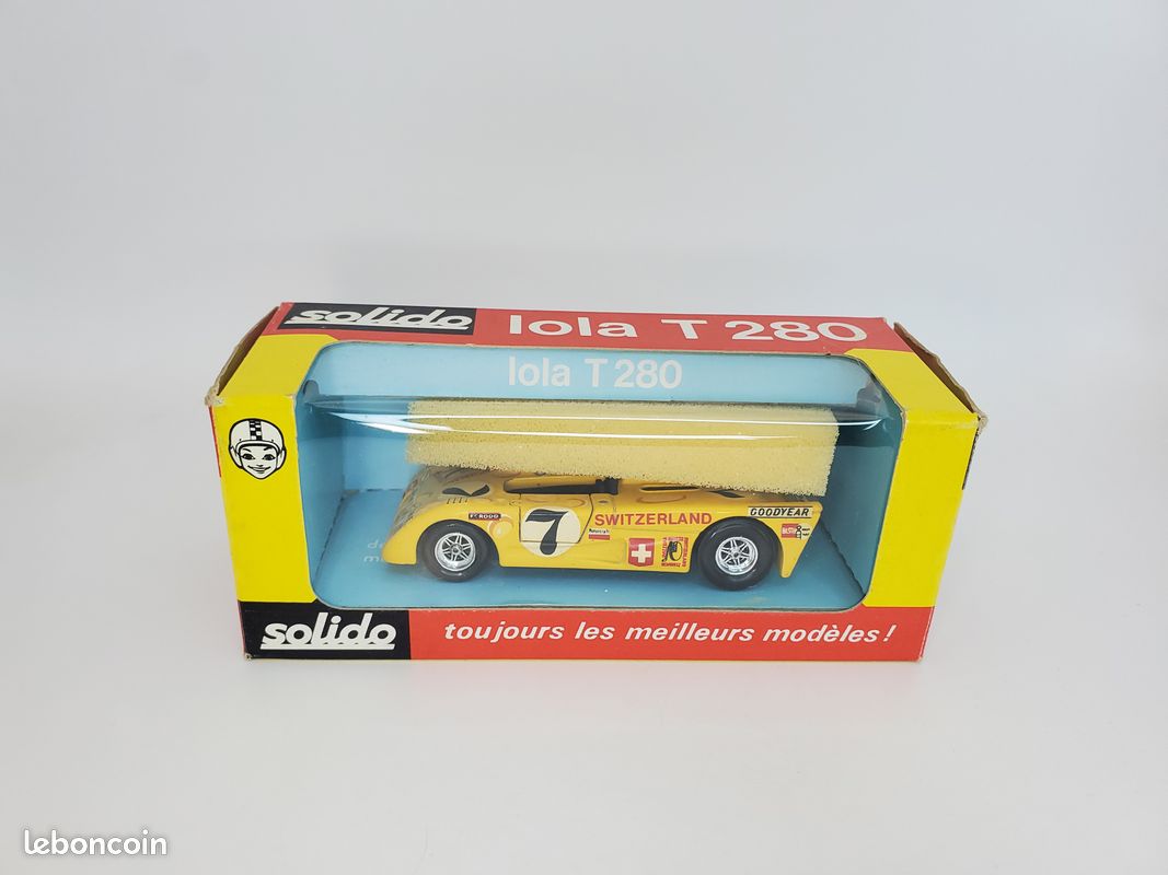 SOLIDO 1/43 ème LOLA CLIMAX F 1 CHROMÉE REF 135M