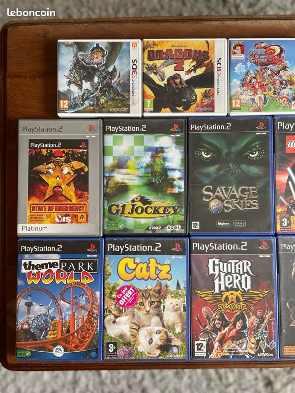 Lots jeux et boîtiers vides PS2 / 3DS (image 2)