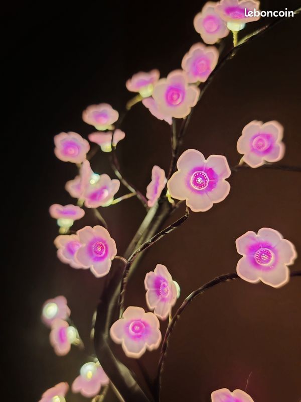 Belle Rose Bouquet LED Arbre Lampe De Table Lumières Fête De Mariage