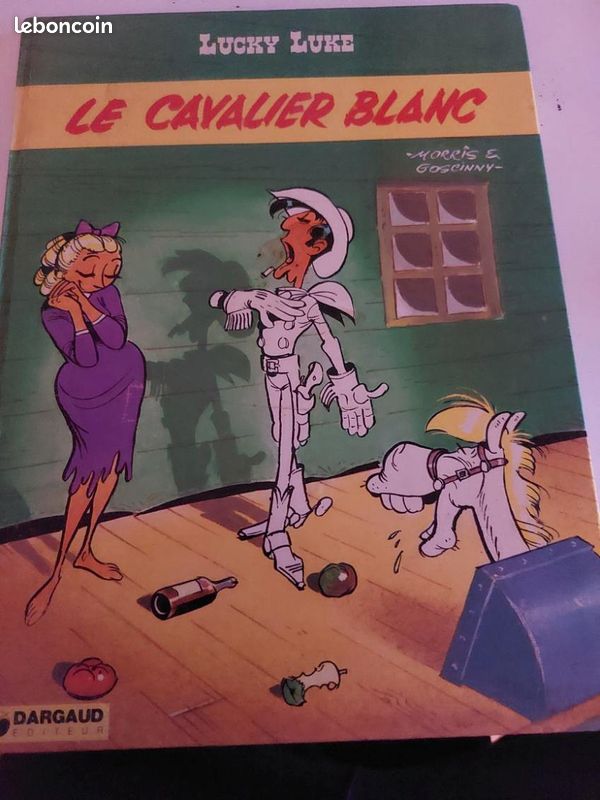Lucky Luke 1975 Le cavalier blanc Par Goscinny, Morris (Illustrations) (image 1)