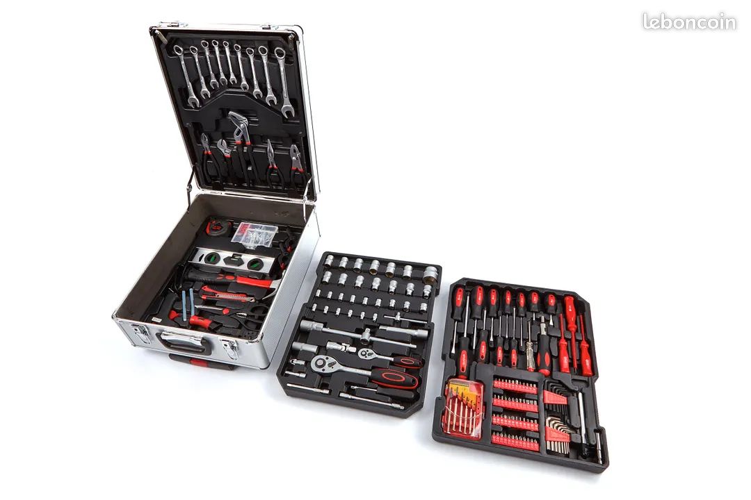 Neuve valise caisse roulettes + 599 outils (image 1)