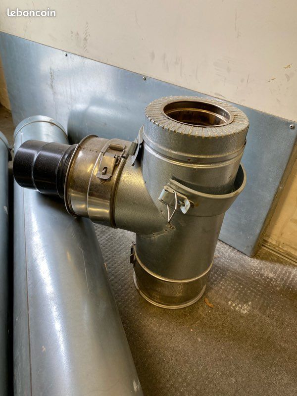 Lot conduits de fumée POUJOULAT THERMINOX ZI Ø80 (image 3)
