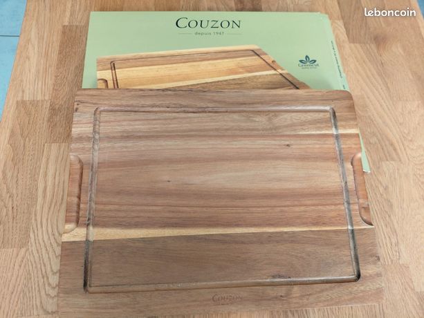 Planche à Découper Ou Hachoir En Bois Patine Ancienne, Couleur Marron Français 20ème Siècle Planche à Découper Ou Hachoir En Bois Patine Ancienne, Couleur Marron Français 20ème Siècle