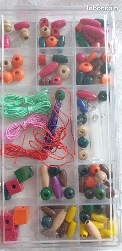 Lots de perles en bois (image 2)